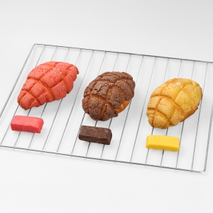 메론빵토핑 20g 30개입 3종 메론, 초코, 딸기 토핑 크루키 쿠키생지