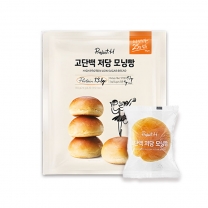 베이커피 프로젝트H 고단백 저당 모닝빵 완제 25g 6개입 1봉
