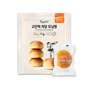 베이커피 프로젝트H 고단백 저당 모닝빵 완제 25g 6개입 1봉