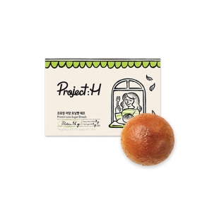 베이커피 프로젝트H 프로틴 저당 모닝빵 테프 완제 6개입 1박스