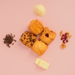베이커피 초코칩 네모스콘 냉동생지 100g 12개입