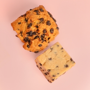 베이커피 초코칩 네모스콘 냉동생지 100g 12개입