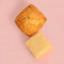 베이커피 플레인 네모스콘 냉동생지 100g 12개입