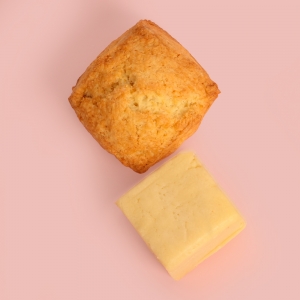 베이커피 플레인 네모스콘 냉동생지 100g 12개입