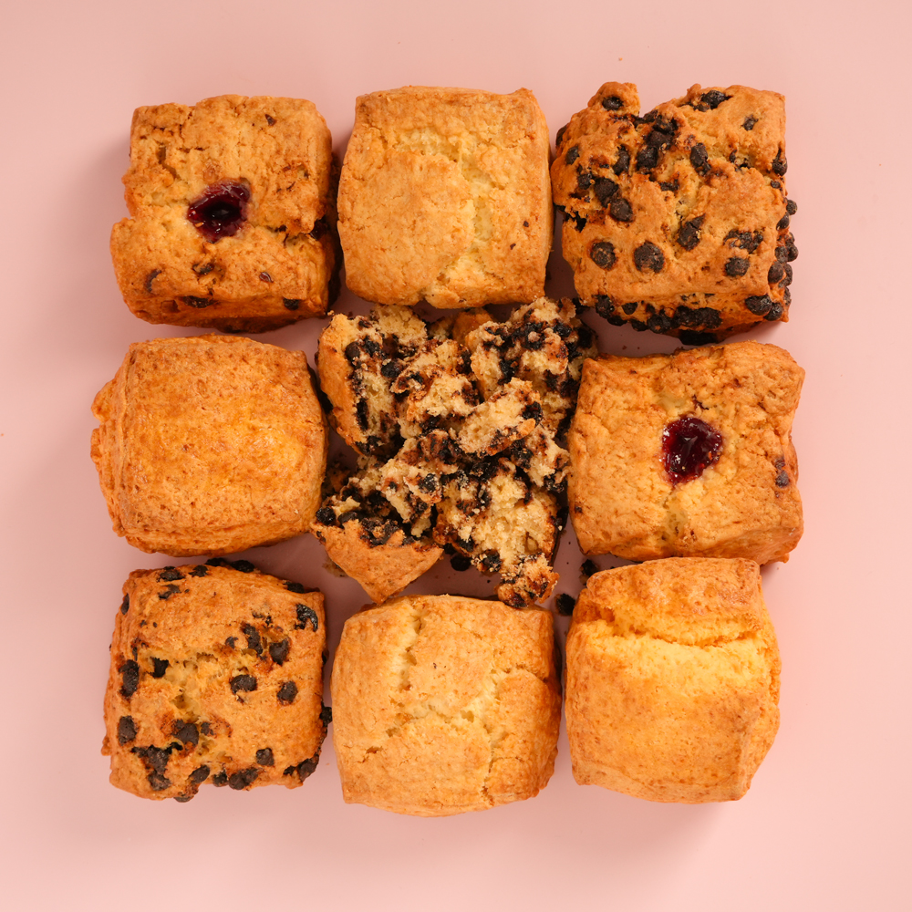 베이커피 네모스콘 냉동생지 4종 100g 24개입