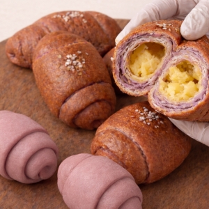 베이커피 꿀 고구마 소금빵 냉동생지 110g 15개입