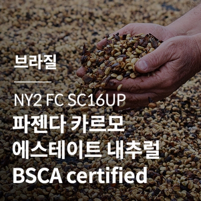 [브라질] NY2 FC SC16UP 파젠다 카르모 에스테이트 내추럴 BSCA Certified