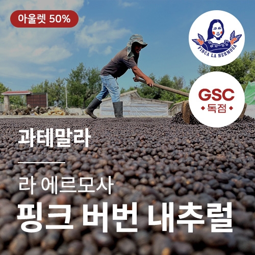 [과테말라] [라 에르모사] SHB EP 핑크 버번 내추럴