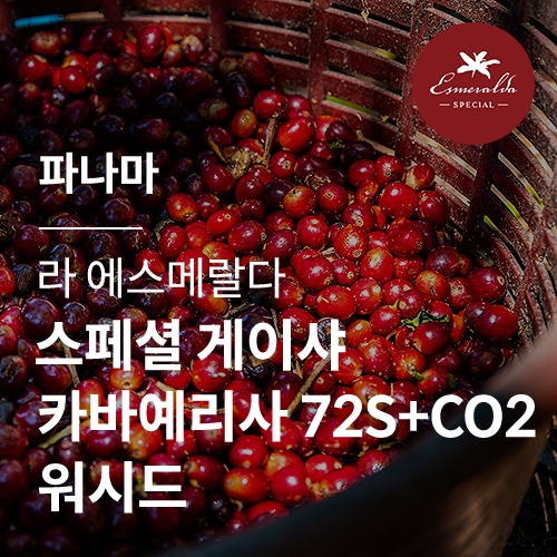 [파나마] [라 에스메랄다] 스페셜 게이샤 카바예리사 72S+CO2 워시드★마감세일★