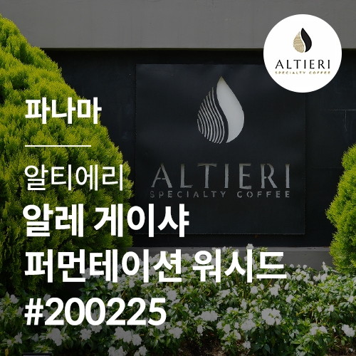 [파나마] [알티에리] 알레 게이샤 퍼먼테이션 워시드 #200225
