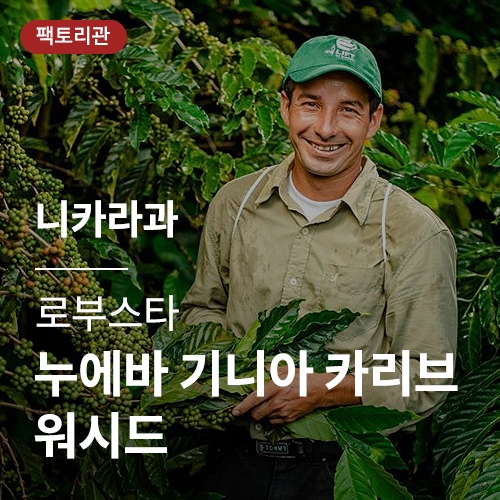 니카라과 로부스타 누에바 기니아 카리브 워시드