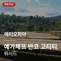 에티오피아 G1 예가체프 반코 고티티 워시드 &middot; 20KG세일