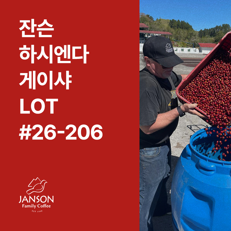 파나마 잔슨 하시엔다 게이샤 워시드 LOT #26-206