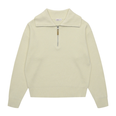 [소이] 여자 겨울이월 반오픈카라니트티(23W5085)