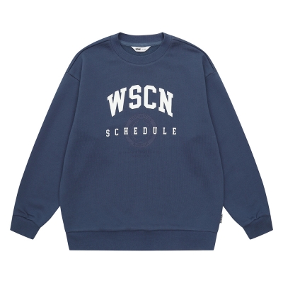 [소이] 남자 겨울이월 블루 노기모 맨투맨셋업티(23W0733)