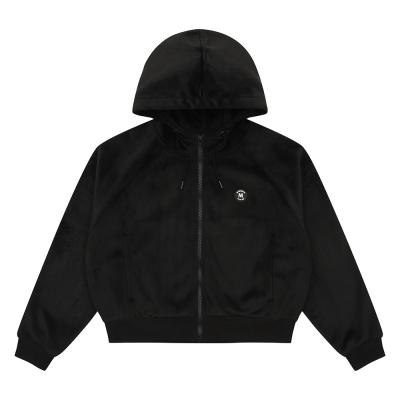 [소이] 여자 겨울이월 벨로아골지본딩후드점퍼(23W5153)