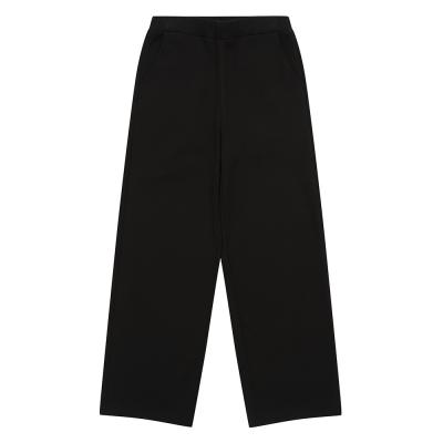 [소이] 여자 겨울이월 블랙와이드벨로아본딩바지(23W0254)