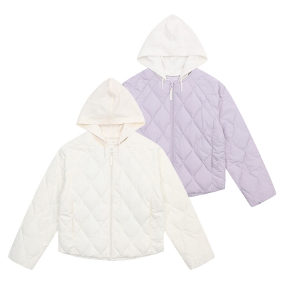 [소이] 여자 겨울이월 물결초경량점퍼(23W0151)