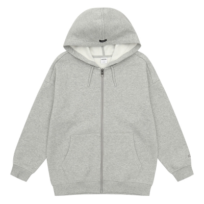 [소이] 남녀공용 겨울이월 스탠다드 기모후드점퍼(23W0132)