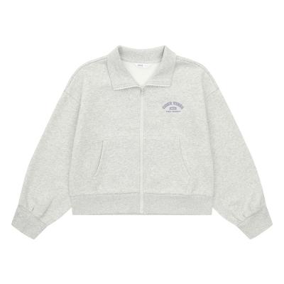 [소이] 여자 겨울이월 멜란지크롭반목점퍼(23W0755)