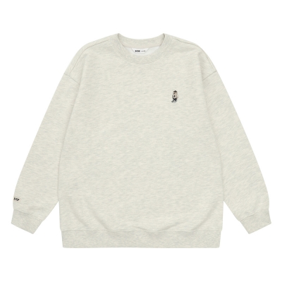 [소이] 남자 겨울이월 곰돌이와펜 노기모 맨투맨셋업티(23W0737)