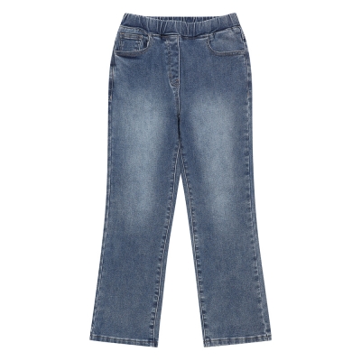 [소이] 여자 겨울이월 부츠컷밴딩기모블루진(23W0261)