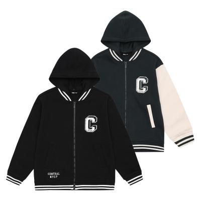 [소이] 남녀공용 겨울이월 바시티기모점퍼(23W0131)