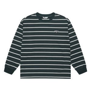 [소이] 남자 가을이월 그린스트라이프티(24F0407)