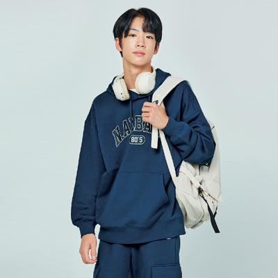 [소이] 남자 겨울이월 빅로고 노기모 후드티(24W0431)