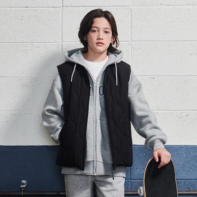 [에꼴리에] 남자 겨울이월 변형퀼팅라운드넥초경량조끼(24D0102)