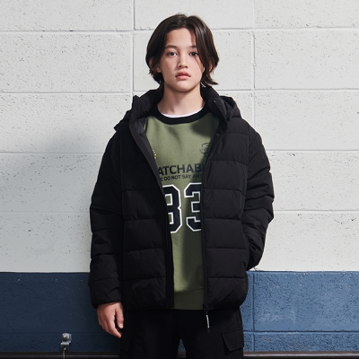 [에꼴리에] 남자 겨울이월 후드착탈베이직초경량점퍼(24D0101)