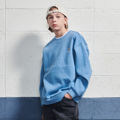 [에꼴리에] 남자 겨울이월 북극곰 캐릭터 맨투맨티(24D1402)