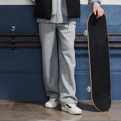 [에꼴리에] 남녀공용 겨울이월 스트레이트 기모 바지(24D0702)