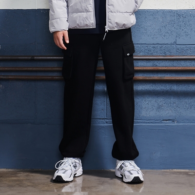 [에꼴리에] 남자 겨울이월 입체카고 기모조거바지(24D0203)