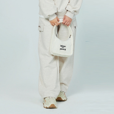 [소이] 여자 겨울이월 오트밀와이드셋업바지(24W5756)