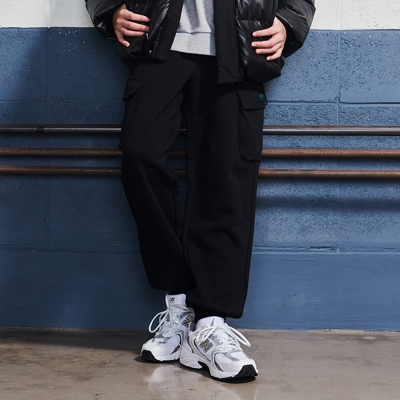 [에꼴리에] 남자 겨울이월 노기모 쮸리 카고 조거바지(24D0241)