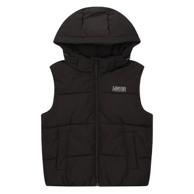 [에꼴리에] 남자 겨울이월 후드착탈블랙웰론조끼(24D0106)