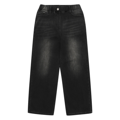 [소이] 여자 겨울이월 와이드본딩블랙진(24W1254)