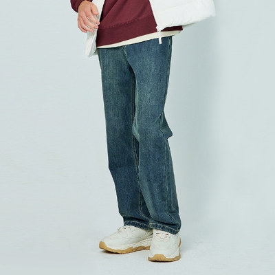 [소이] 남자 겨울이월 스트레이트본딩빈티지진(24W1207)