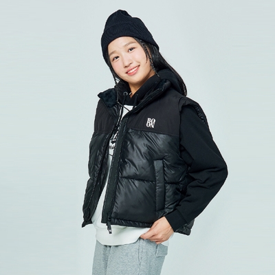 [소이] 여자 겨울이월 글로시크롭웰론조끼(24W0154)