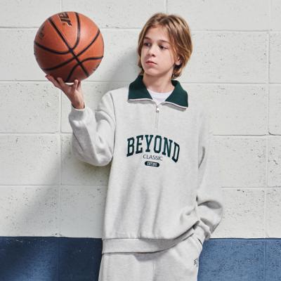 [에꼴리에] 남자 겨울이월 사카리바 반집업 배색 카라티(24D5733)