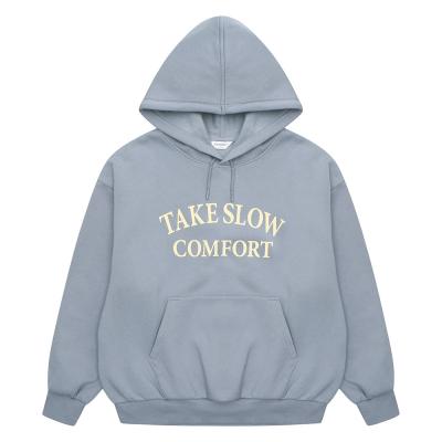 [에꼴리에] 여자 겨울이월 애쉬블루레터링후드티(24D1451)