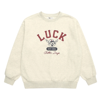 [소이] 여자 겨울이월 빈티지크랙 맨투맨티(24W3457)