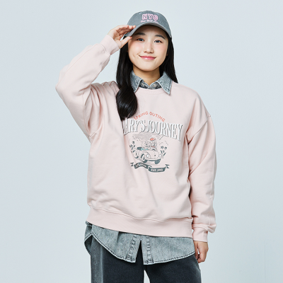 [소이] 여자 봄이월 빈지티일러스트 바이오맨투맨티(25S5453)