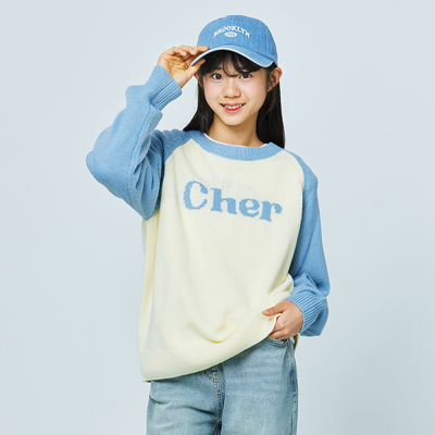 [소이] 여자 봄이월 인타샤래글런니트티(25S5053)