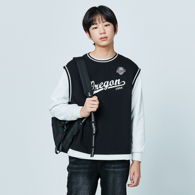 [소이] 남자 가을이월 조끼레이어드쭉티(25S1410)