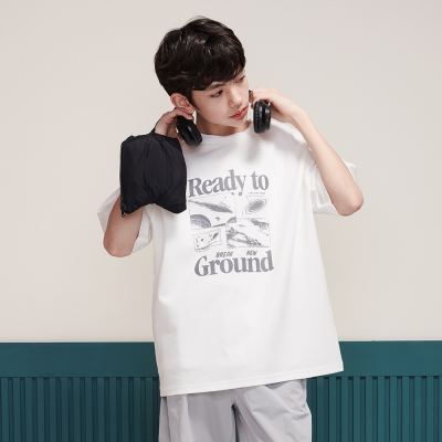 [에꼴리에] 남녀공용 여름이월 5부 빈티지 프린트티(25B0432)