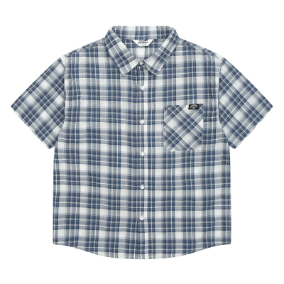 [에꼴리에] 남자 여름이월 5부 썸머쿨체크 셔츠(25B5301)