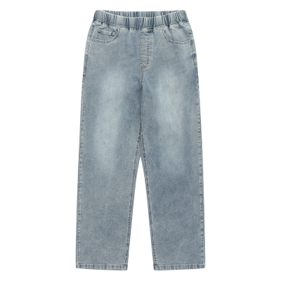 [에꼴리에] 남녀공용 여름이월 스트레이트 블루진(25B0211)