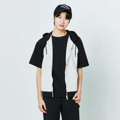 [소이] 남자 여름이월 5.5부 래글런 후드집업 셋업점퍼(25M0703)